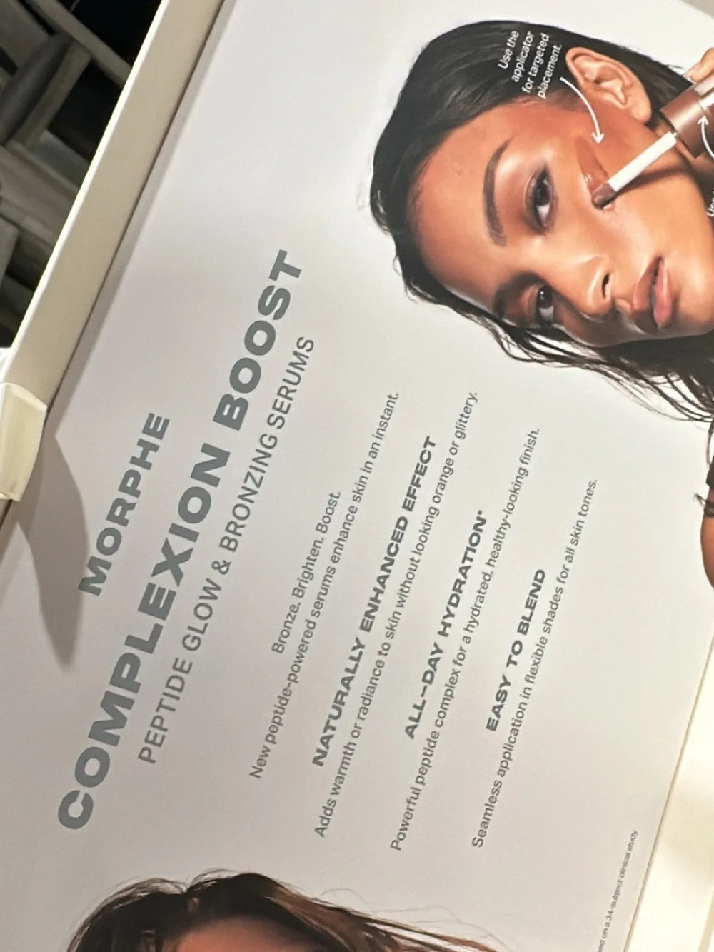 New Morphe complexion boost bronzing serums.